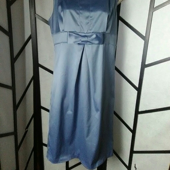 Max & Cleo Blue Sleeveless Dress Size 10 NWOT - Picture 2 of 7